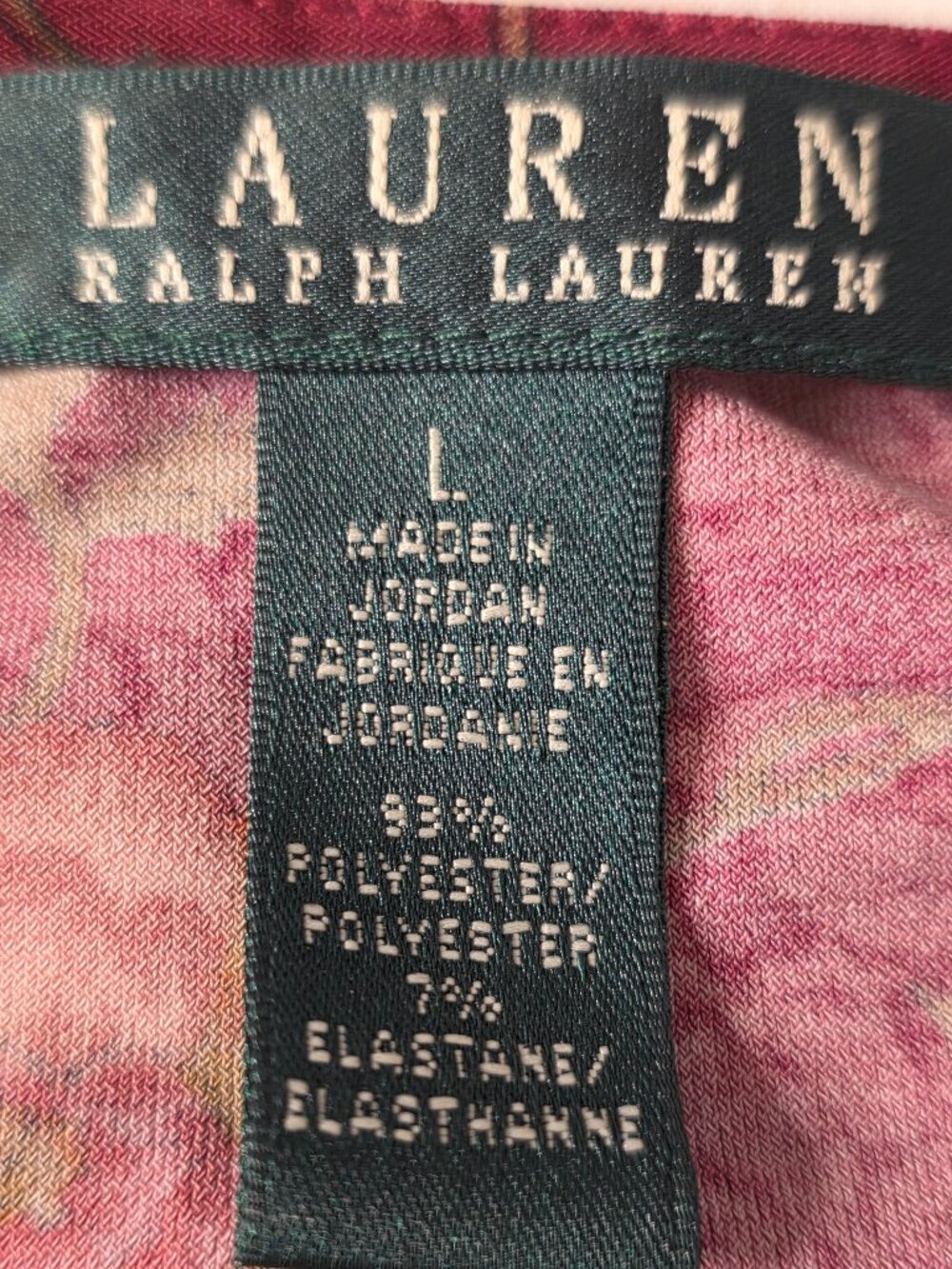 Lauren Ralph Lauren Floral Wrap Dress, Size Large - Picture 6 of 7
